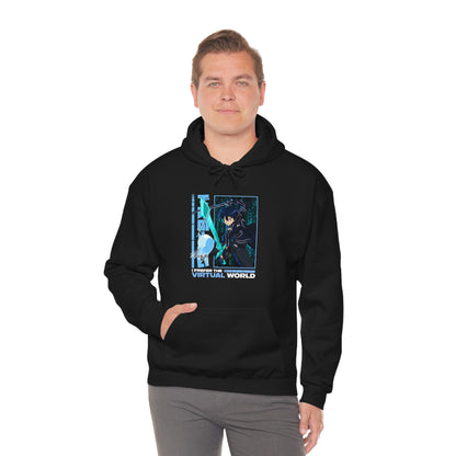 Otakuzoid - Hoodie - I prefer the Digital World - Anime, Manga, Games, Otaku, Weeb, Sword Art Online